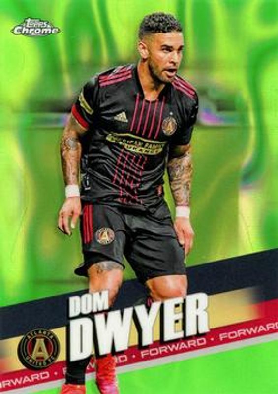 2022 Topps Chrome MLS #152 Neon Green Lava /99