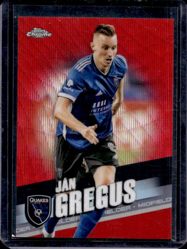 2022 Topps Chrome MLS #33 Red Wave /5