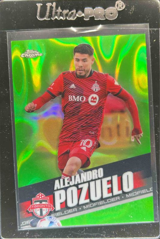 2022 Topps Chrome MLS #192 Neon Green Lava /99