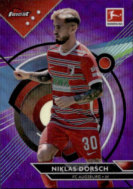 2022 Topps Finest Bundesliga #3 Purple Wave Refractor /250