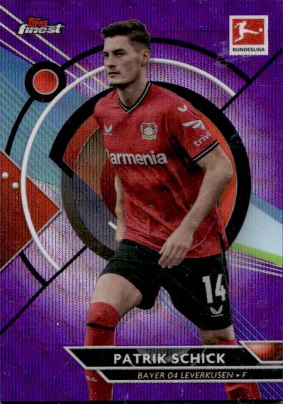 2022 Topps Finest Bundesliga #97 Purple Wave Refractor /250