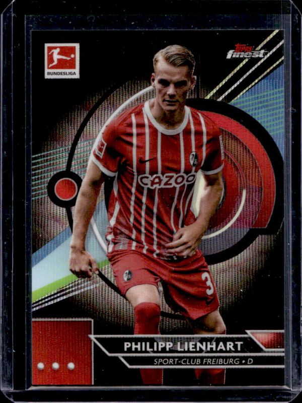 2022 Topps Finest Bundesliga #65 Black Wave Refractor /199