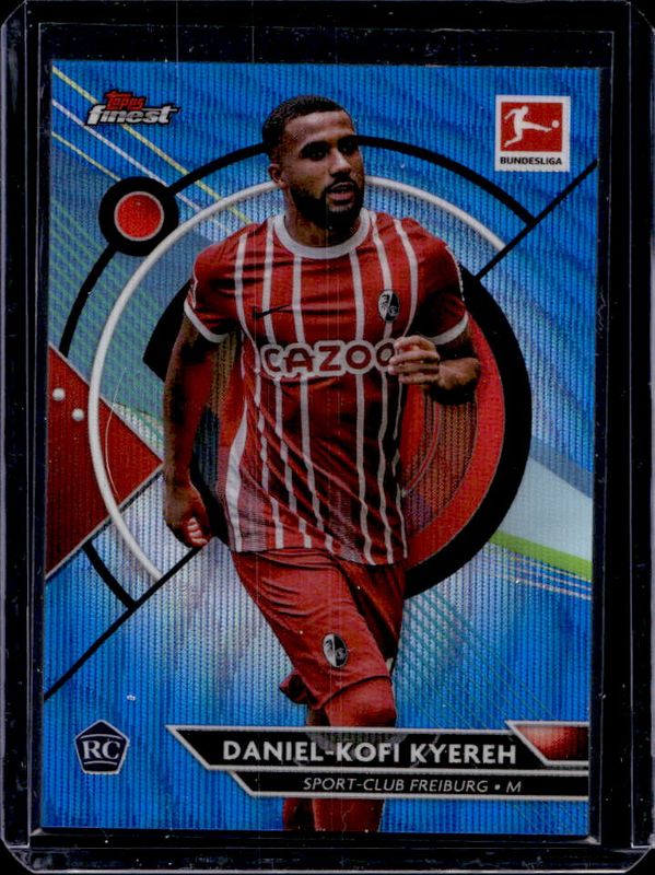 2022 Topps Finest Bundesliga #64 Blue Wave Refractor /150