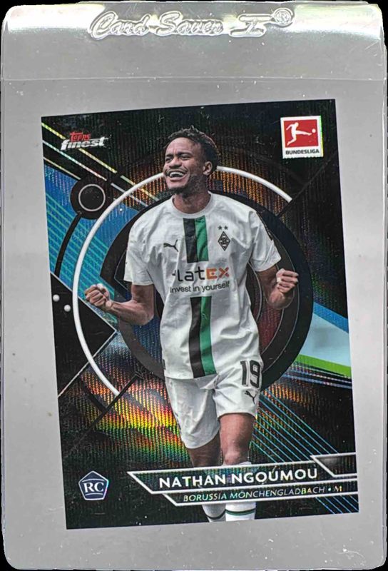 2022 Topps Finest Bundesliga #115 Black Wave Refractor /199
