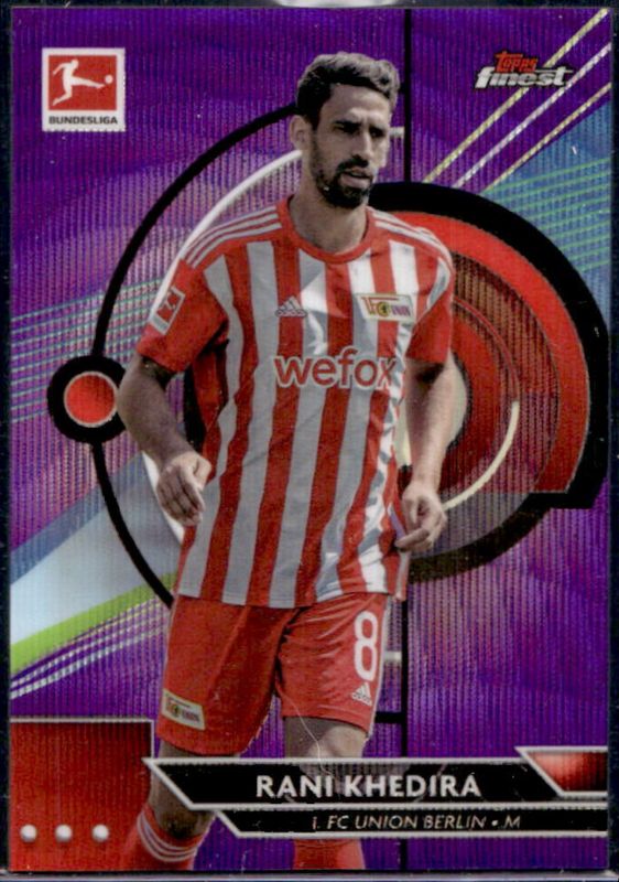 2022 Topps Finest Bundesliga #20 Purple Wave Refractor /250