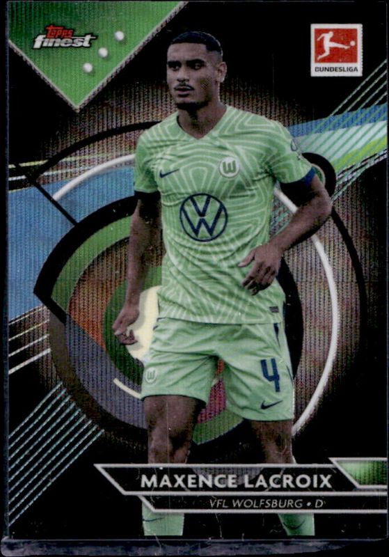 2022 Topps Finest Bundesliga #147 Black Wave Refractor /199