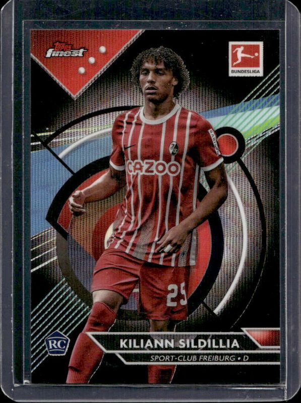 2022 Topps Finest Bundesliga #63 Black Wave Refractor /199
