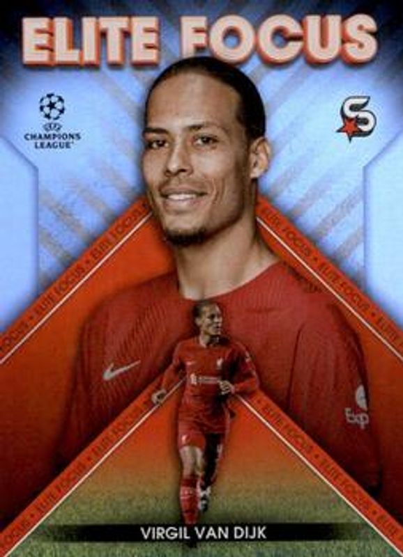 2022 Topps UEFA Superstars #EF-VVD Elite Focus