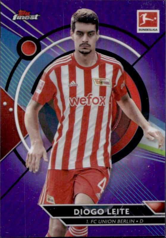 2022 Topps Finest Bundesliga #19 Purple Refractor /250