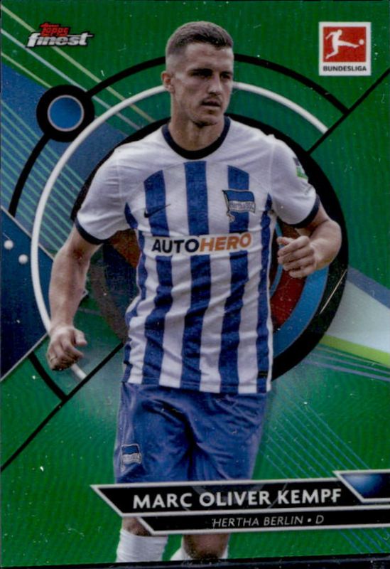 2022 Topps Finest Bundesliga #10 Green Refractor /99