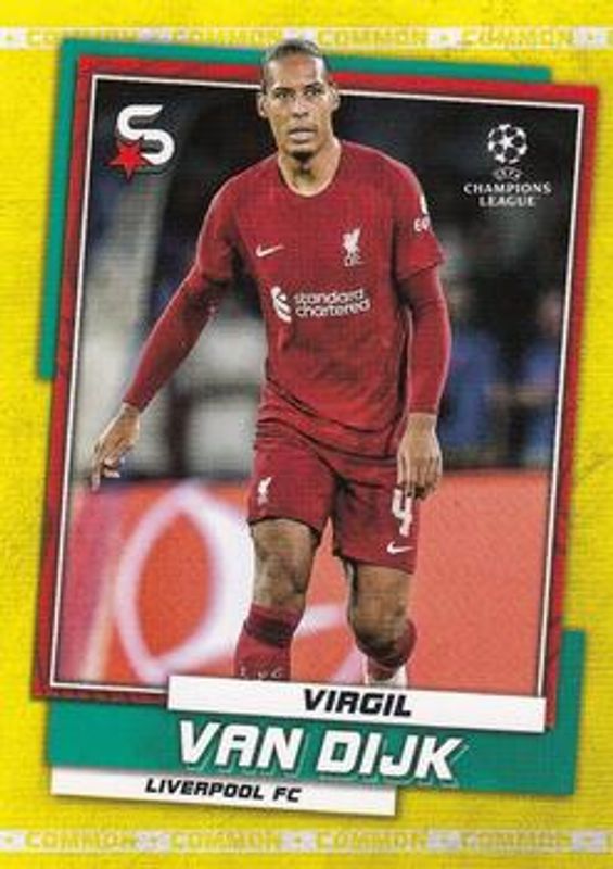 2022 Topps UEFA Superstars #12b Common Yellow