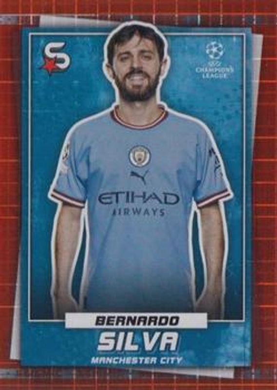 2022 Topps UEFA Superstars #7 Seismic Orange /25