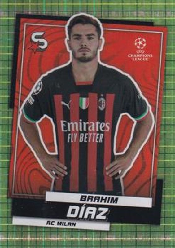 2022 Topps UEFA Superstars #72 Super Rare Mint /199