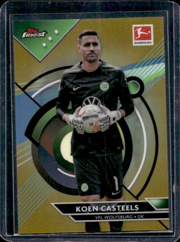 2022 Topps Finest Bundesliga #150 Gold Refractor /50
