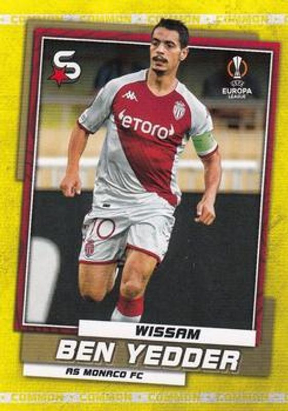 2022 Topps UEFA Superstars #142b Common Yellow