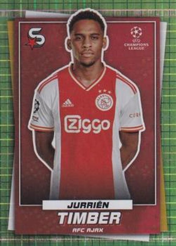 2022 Topps UEFA Superstars #152 Super Rare Mint /199