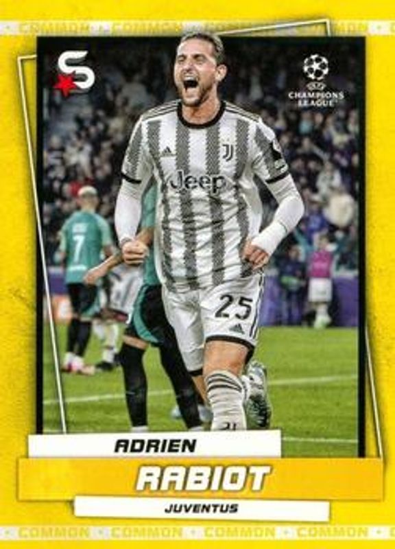 2022 Topps UEFA Superstars #89b Common Yellow