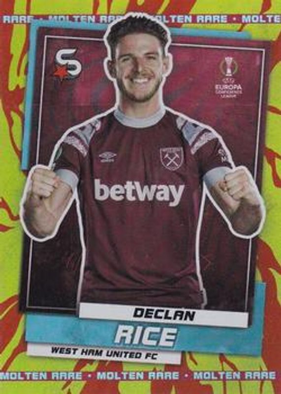 2022 Topps UEFA Superstars #184 Molten Rare