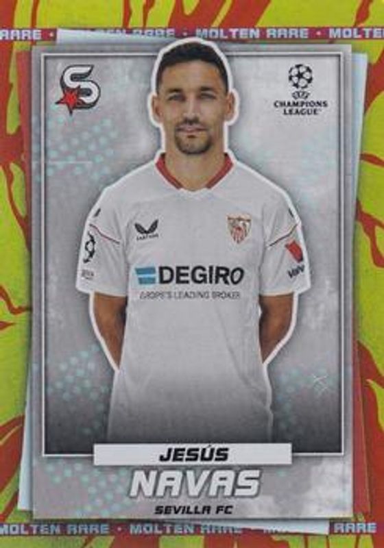 2022 Topps UEFA Superstars #64 Molten Rare