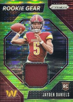 2024 Prizm #RG-JDS Rookie Gear - Neon Green Pulsar