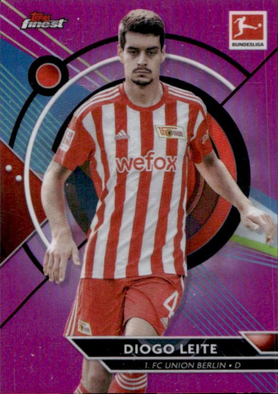 2022 Topps Finest Bundesliga #19 Pink Refractor /300