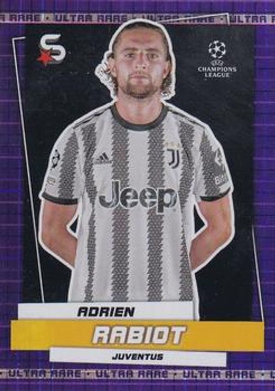 2022 Topps UEFA Superstars #89 Ultra Rare Purple /99