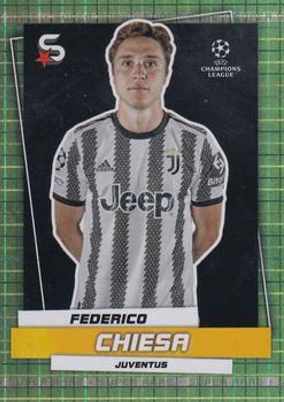 2022 Topps UEFA Superstars #92 Super Rare Mint /199