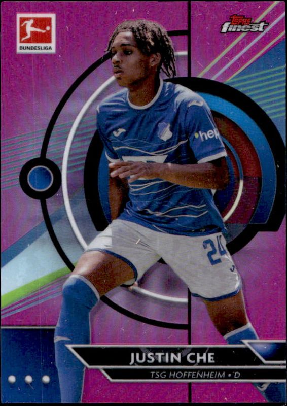 2022 Topps Finest Bundesliga #68 Pink Refractor /300
