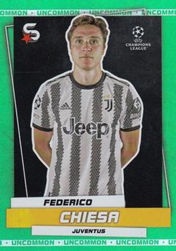 2022 Topps UEFA Superstars #92 Uncommon Green