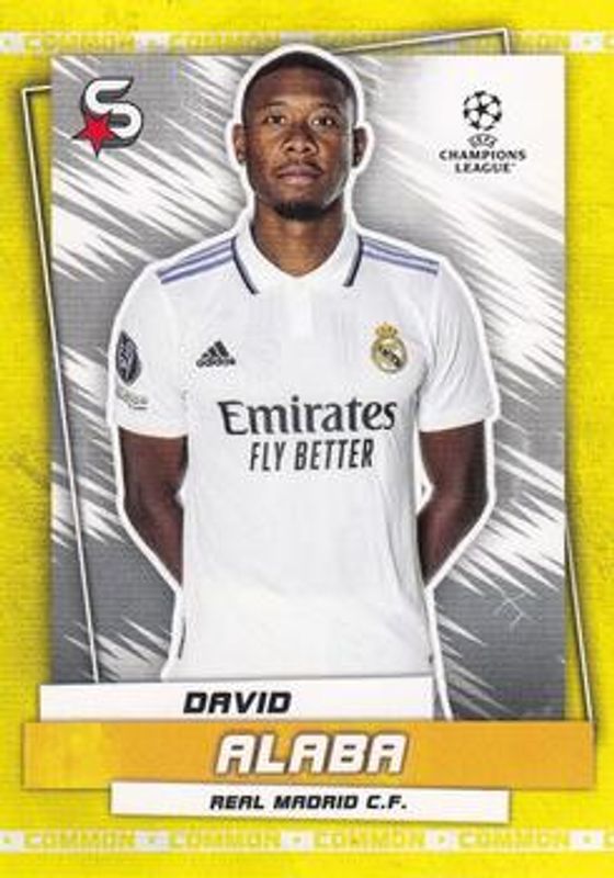 2022 Topps UEFA Superstars #38 Common Yellow