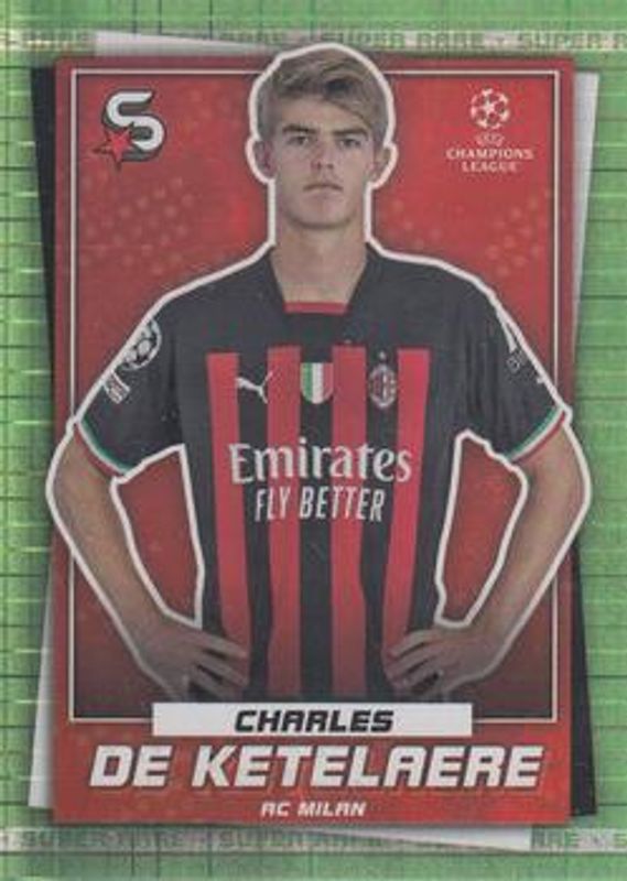 2022 Topps UEFA Superstars #73 Super Rare Mint /199