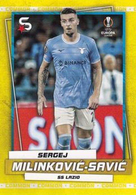 2022 Topps UEFA Superstars #180b Common Yellow