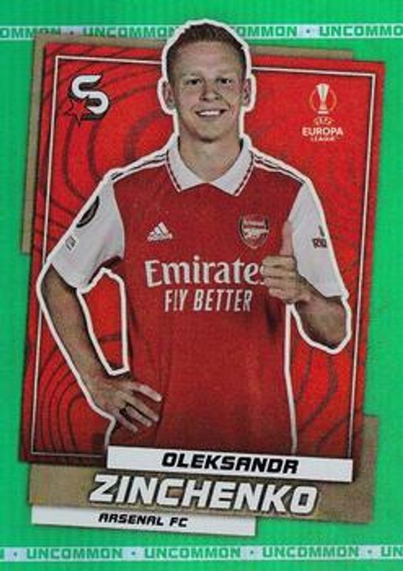 2022 Topps UEFA Superstars #160 Uncommon Green