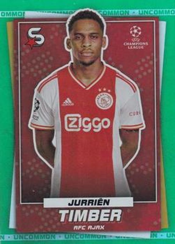 2022 Topps UEFA Superstars #152 Uncommon Green
