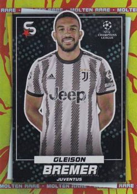 2022 Topps UEFA Superstars #85 Molten Rare