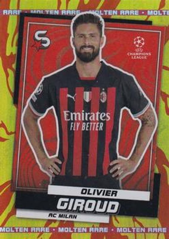 2022 Topps UEFA Superstars #75 Molten Rare