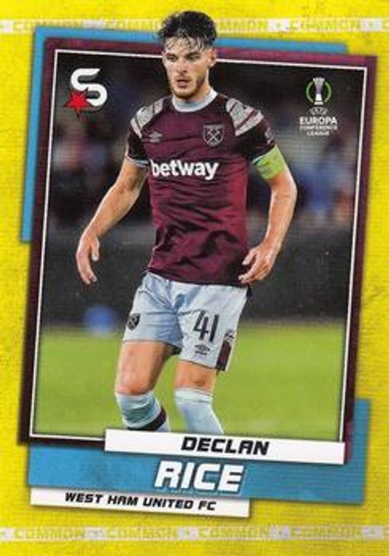 2022 Topps UEFA Superstars #184b Common Yellow