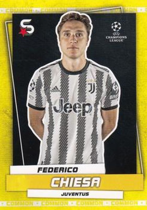 2022 Topps UEFA Superstars #92 Common Yellow