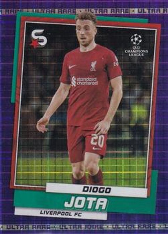 2022 Topps UEFA Superstars #18b Ultra Rare Purple /99