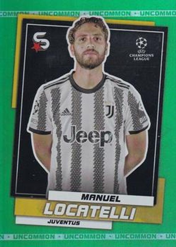 2022 Topps UEFA Superstars #90 Uncommon Green