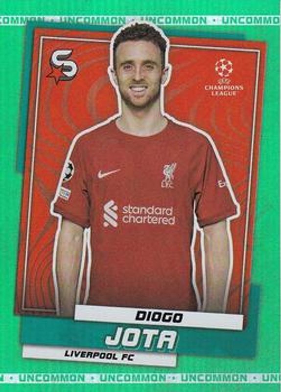 2022 Topps UEFA Superstars #18 Uncommon Green