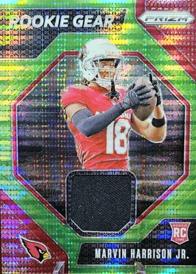 2024 Prizm #RG-MHJ Rookie Gear - Neon Green Pulsar