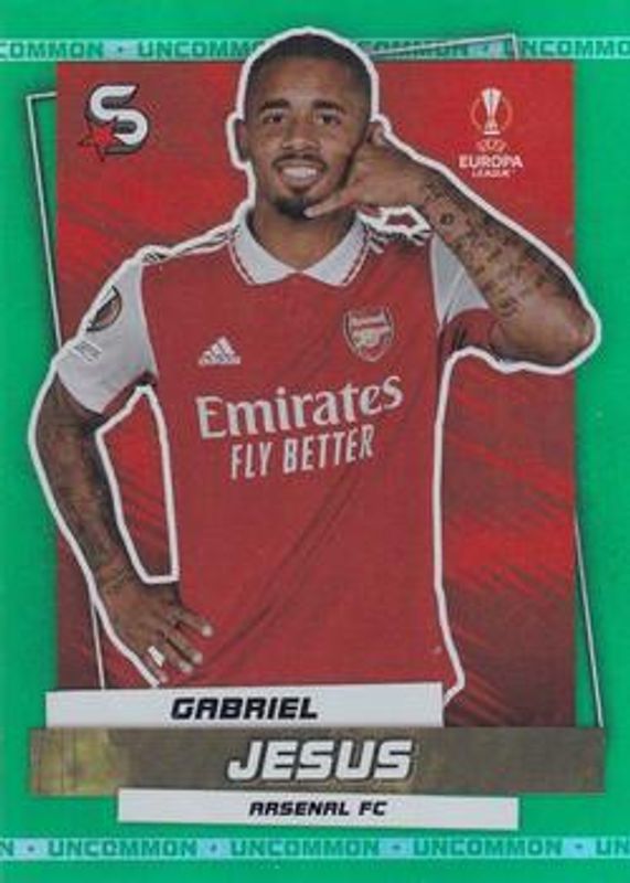 2022 Topps UEFA Superstars #165 Uncommon Green