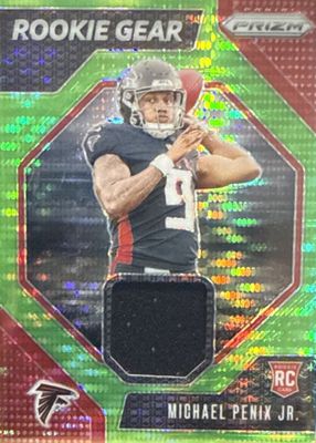 2024 Prizm #RG-MPJ Rookie Gear - Neon Green Pulsar