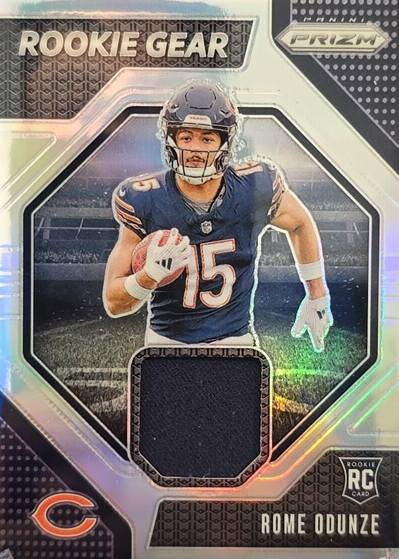 Rome Odunze 2024 Prizm #RG-ROE Rookie Gear Price Guide - Sports Card ...