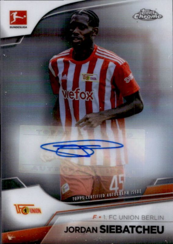 2022 Topps Chrome Bundesliga #BCA-JSI Autographs