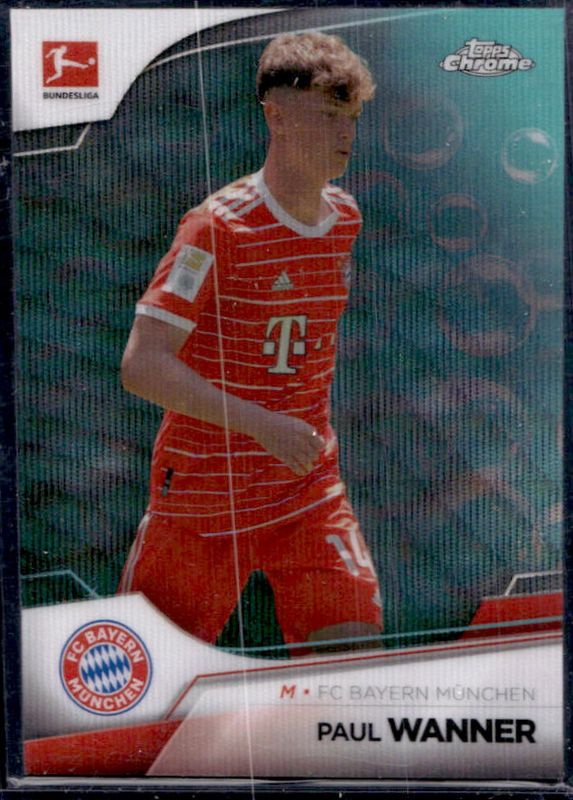 2022 Topps Chrome Bundesliga #82 Aqua Bubble Wave Refractor /275