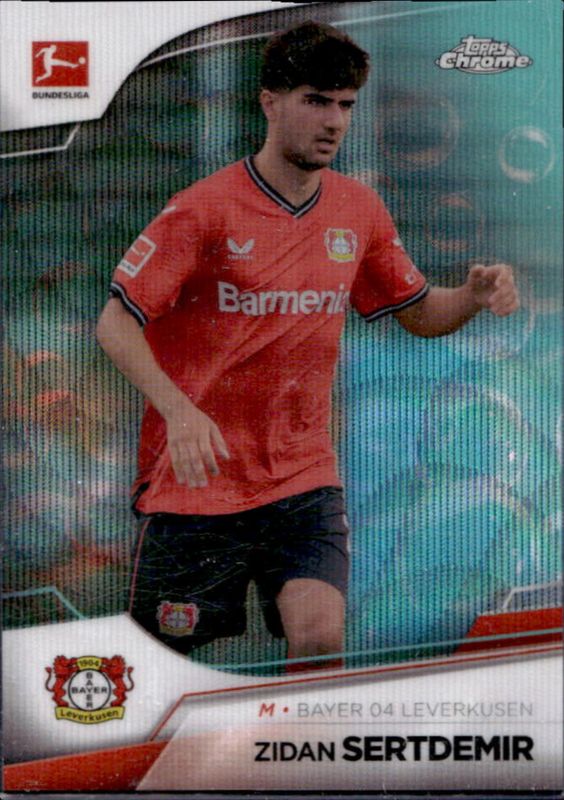 2022 Topps Chrome Bundesliga #64 Aqua Bubble Wave Refractor /275