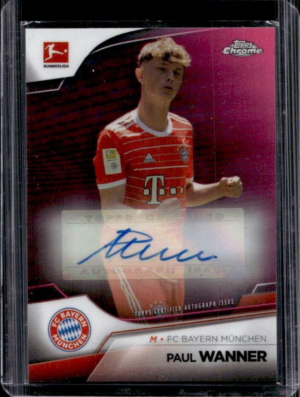 2022 Topps Chrome Bundesliga #BCA-PW Autographs Magenta - Refractor /150