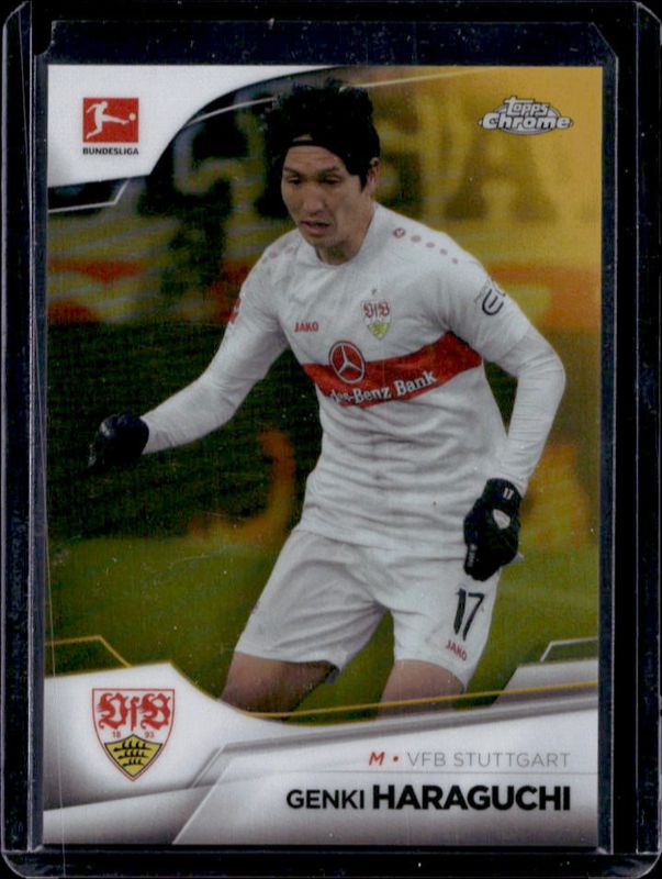 2022 Topps Chrome Bundesliga #92 Gold Refractor /50